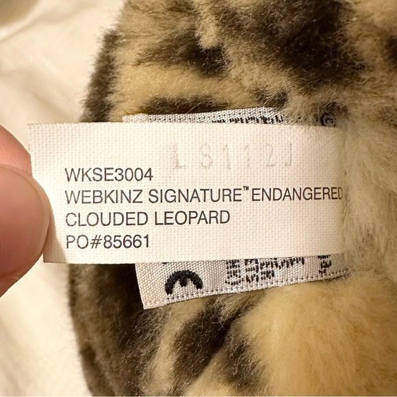 Ganz Webkinz Signature Endangered Clouded Leopard Plush Toy (WKSE3004) 🐆 - Picture 6 of 6